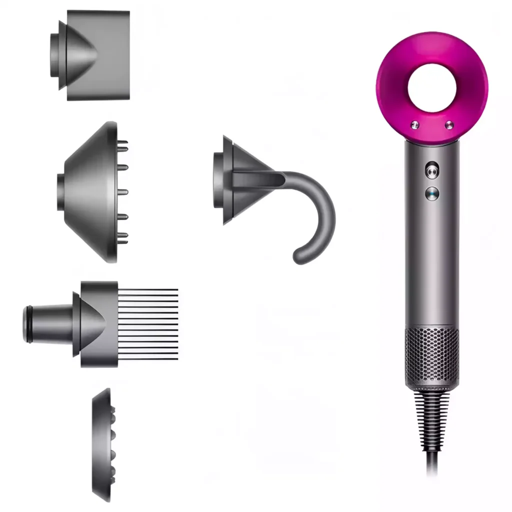 Фен Dyson Supersonic HD07 (фуксия)